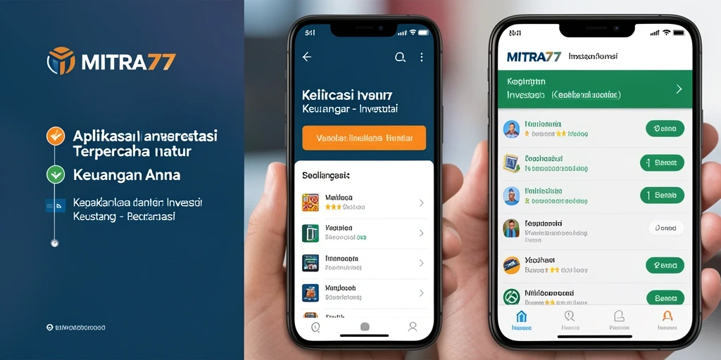 Antarmuka pengguna MITRA77 yang intuitif dan informatif.