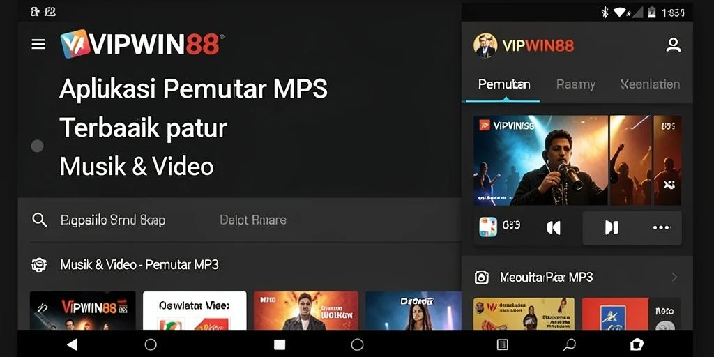 Antarmuka utama VIPWIN88 menampilkan semua lagu dengan jelas dan terorganisir.